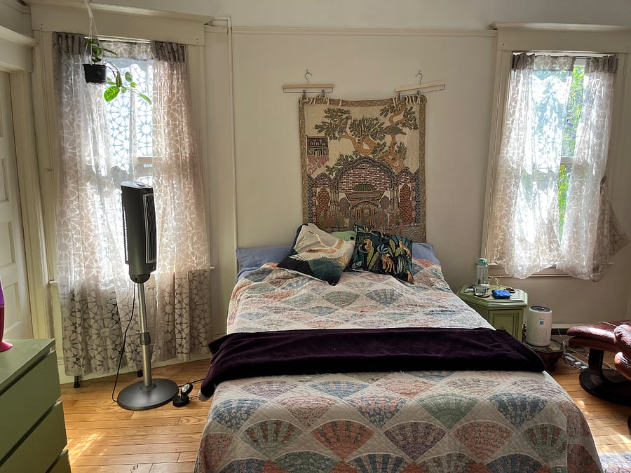 Bedroom from another angle.