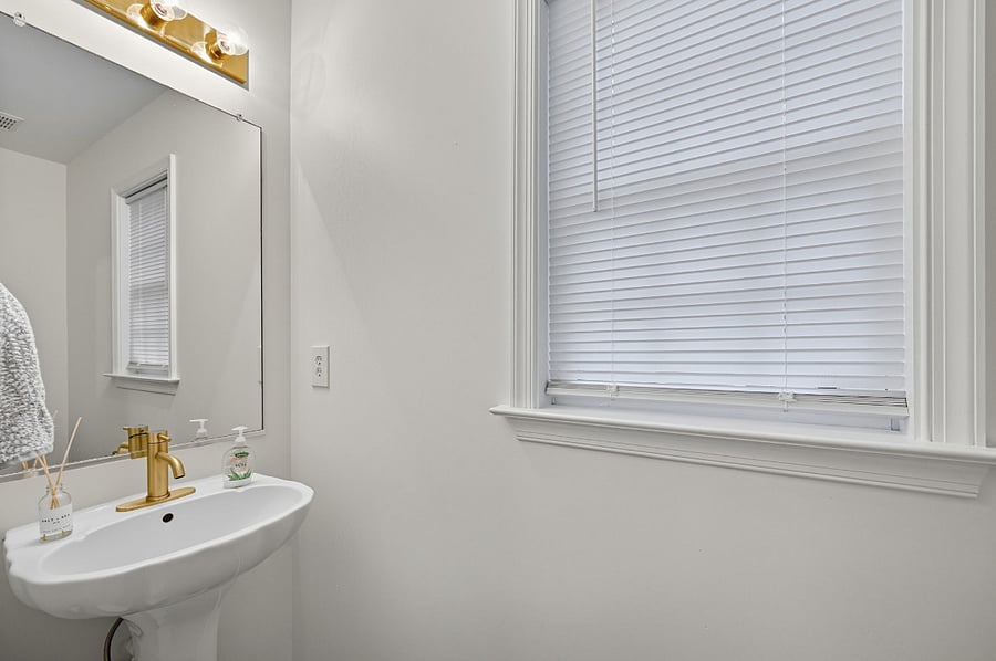 Powder room on main level