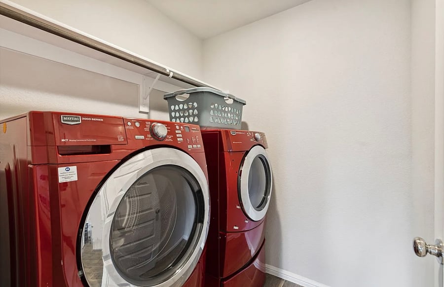Indoor on-site dedicated Laundry Room
