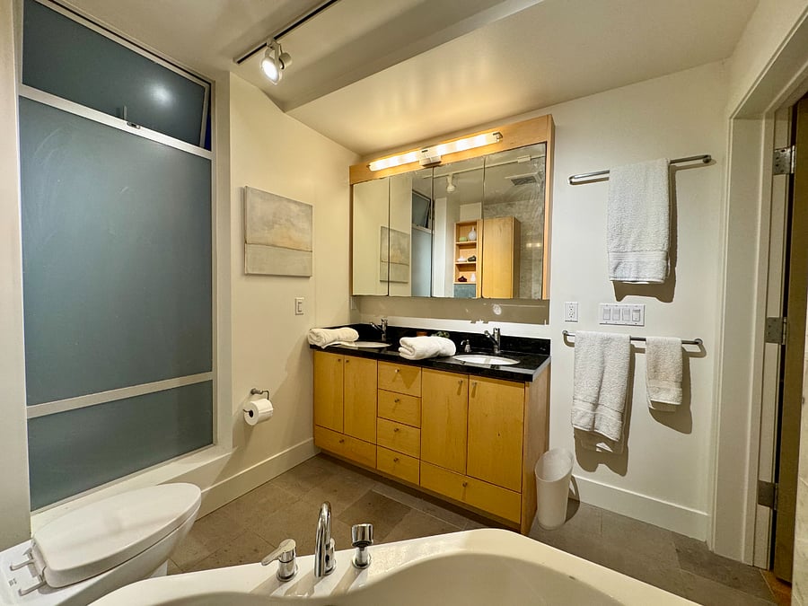 Shared bathroom