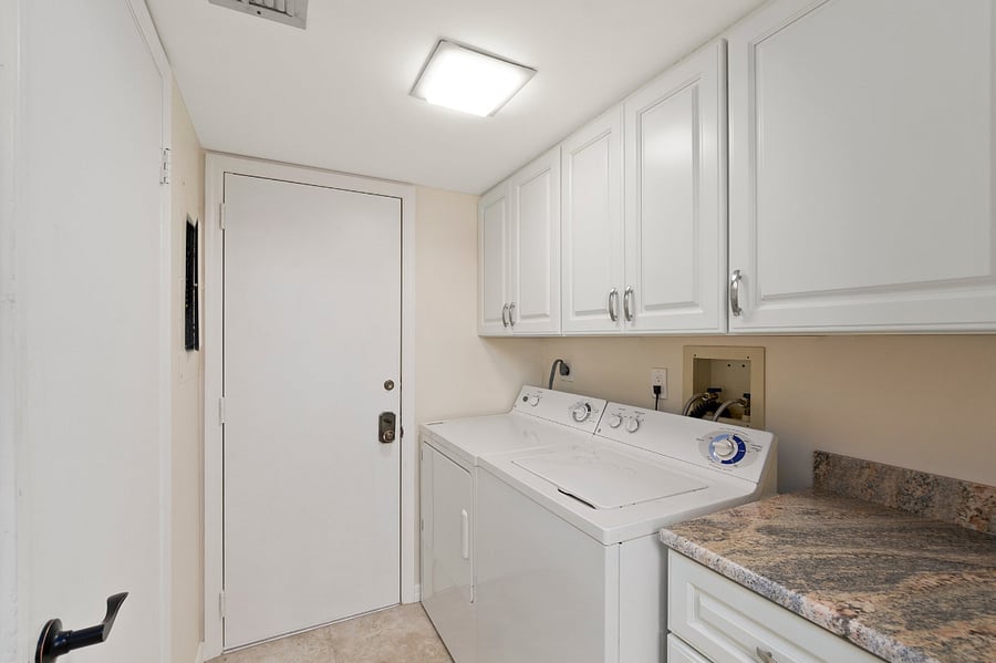 Full size washer and dryer