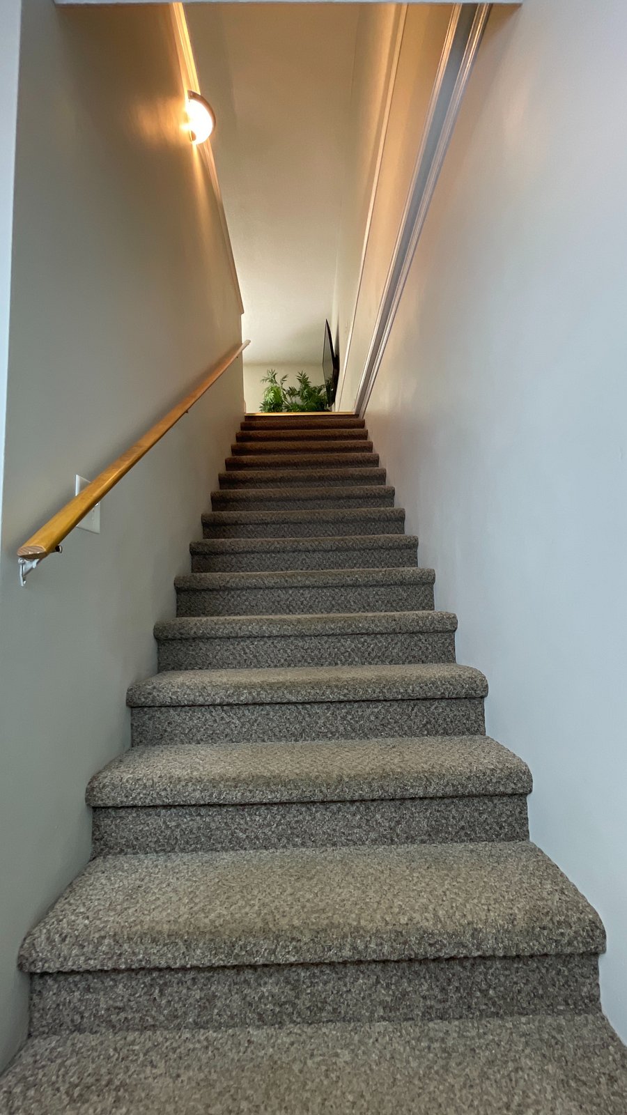 Climb to comfort! Our charming stairs connect you to cozy nooks and unforgettable moments!