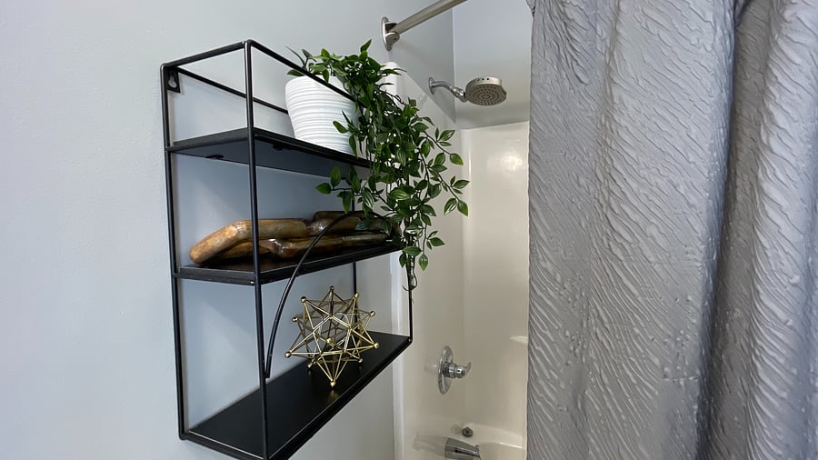 Experience beauty in every detail! Our bathroom's aesthetic design creates a serene and stylish retreat!