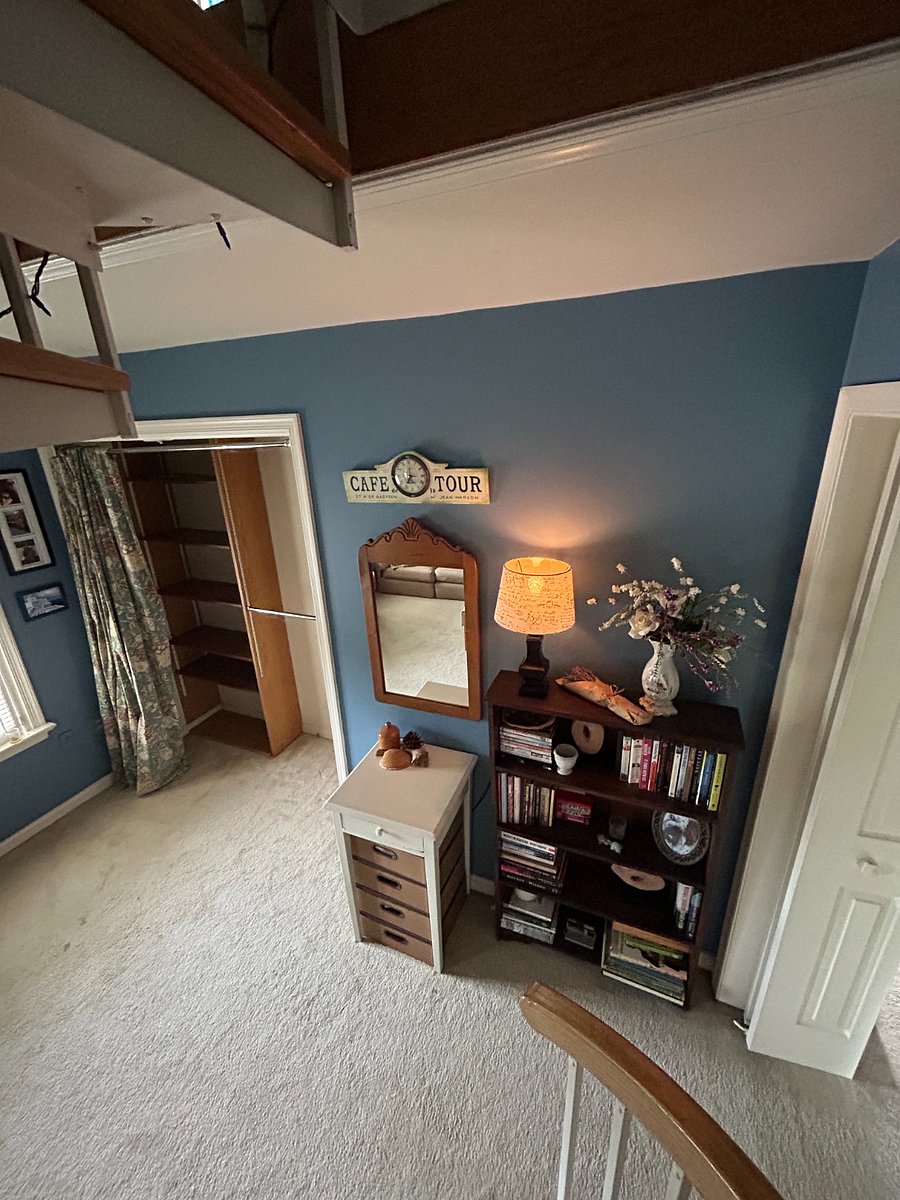 Upstairs Living Room with Closet.
