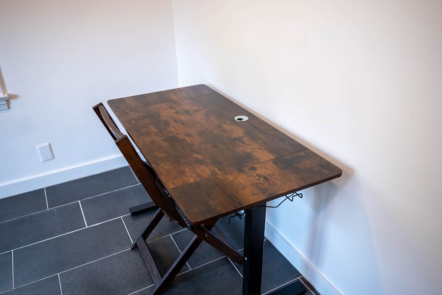 Desk for mobile work.