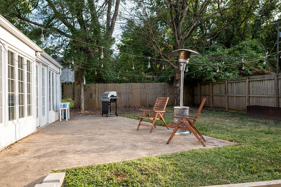 Backyard heater and grill