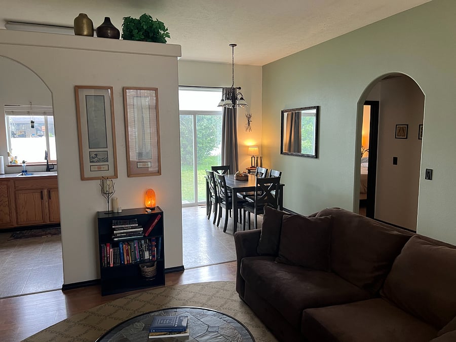Living Room Into Kitchen/Dining Room