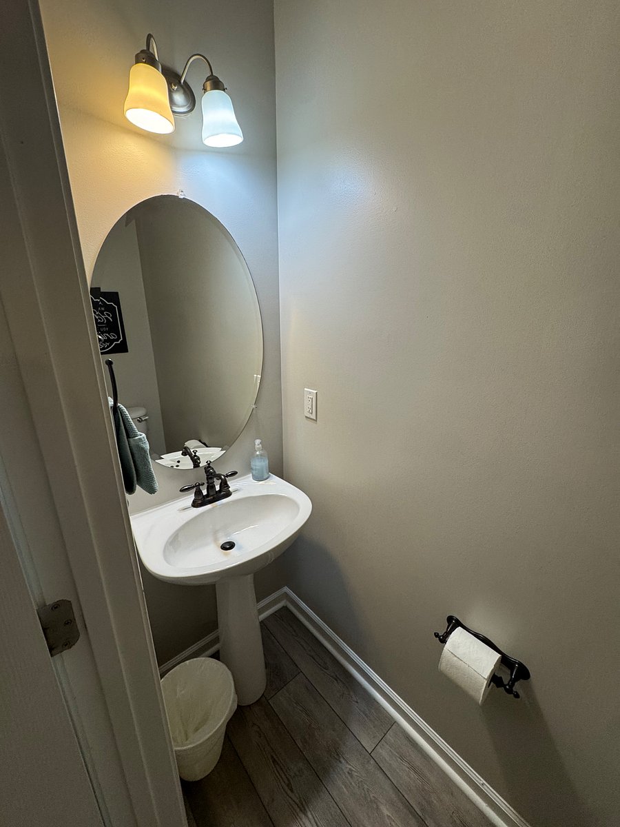 Downstairs half bath