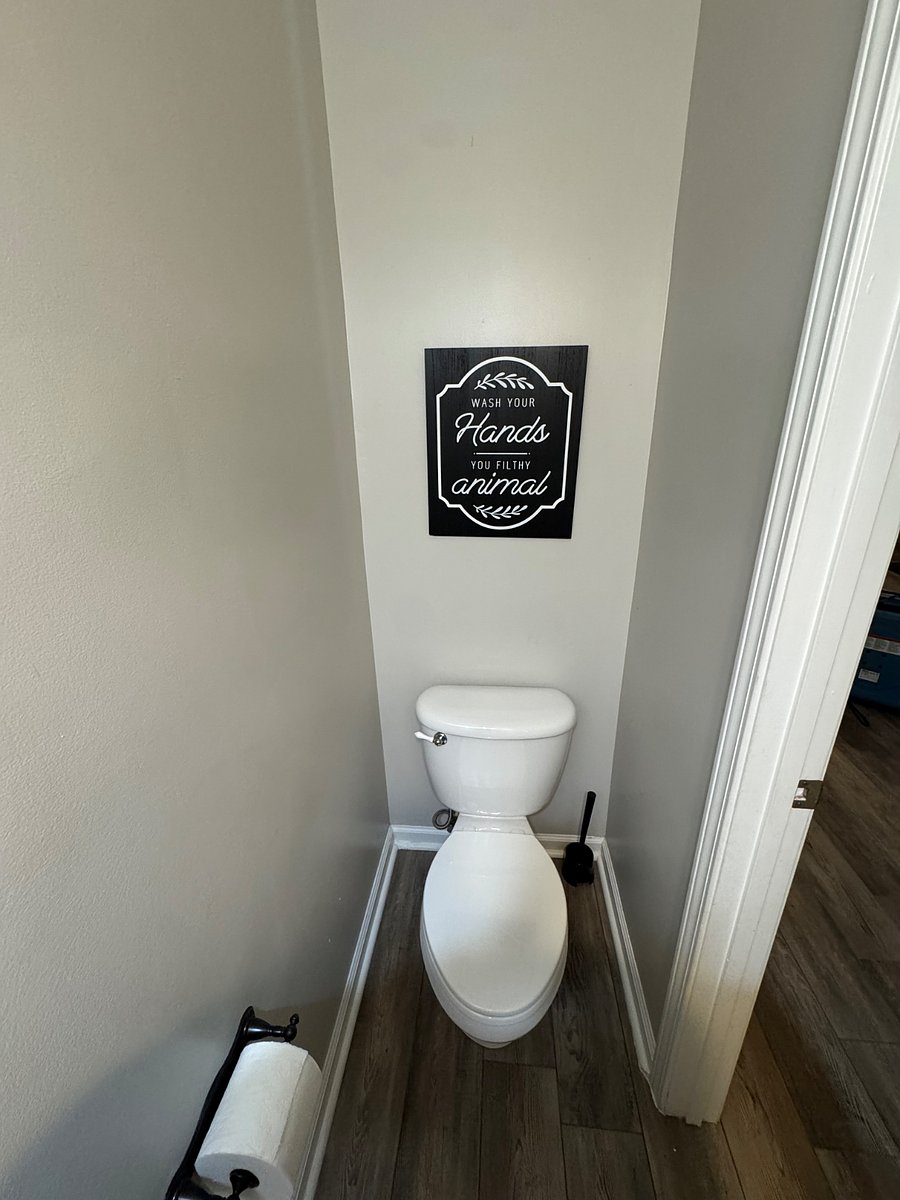 Downstairs half bath