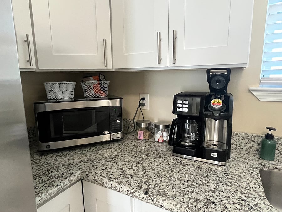 Microwave & Coffee maker
