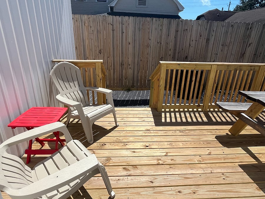 Outdoor seating