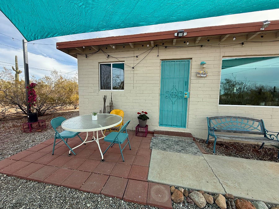 Many writers have stayed with us and found inspiration in our small oasis in the desert. 