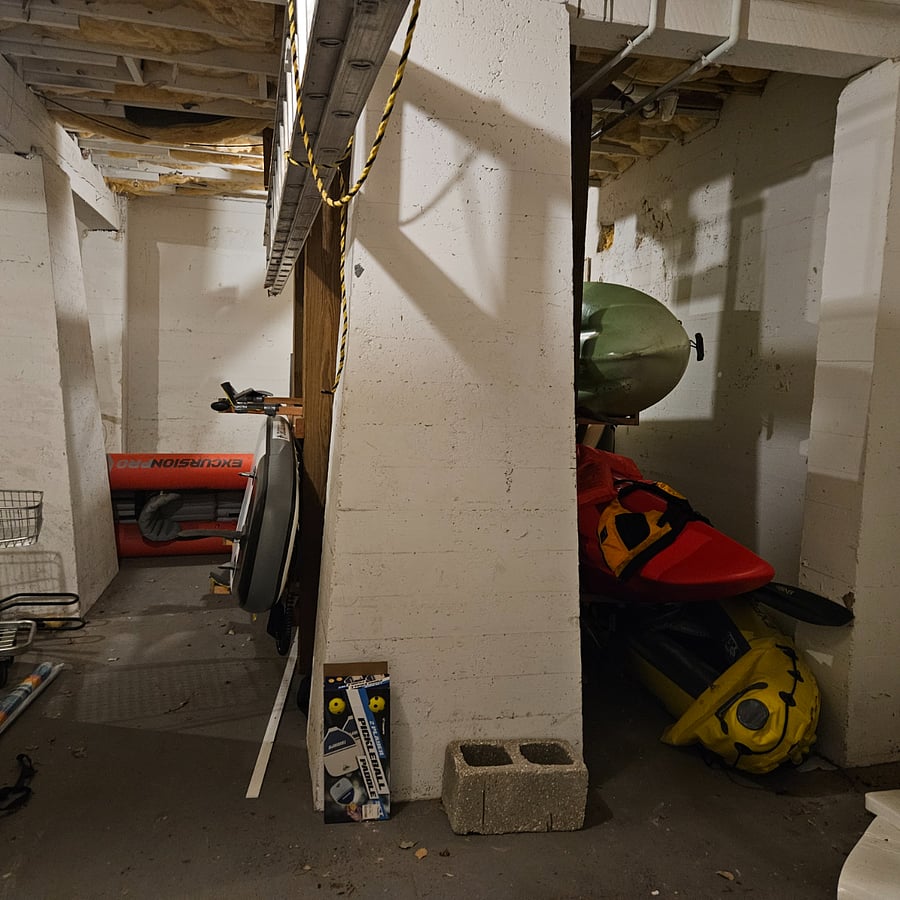 Large community basement storage area - a separate bicycle room is available for use.