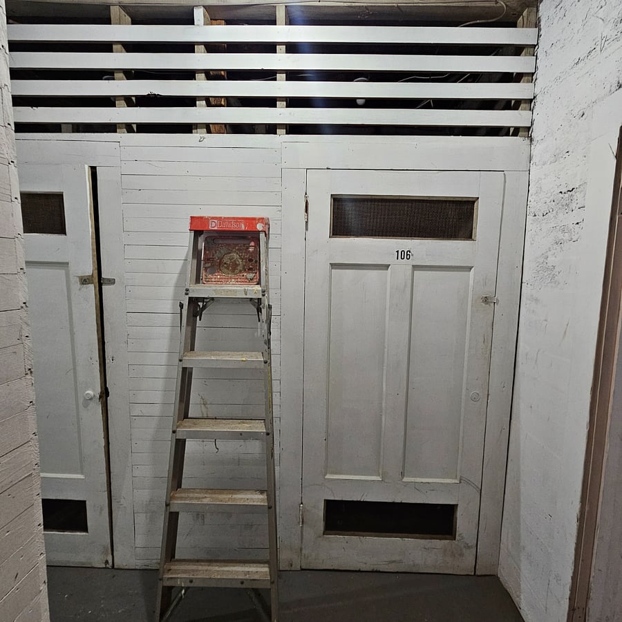 Unit 106 private, lockable basement storage unit 6x6x10.