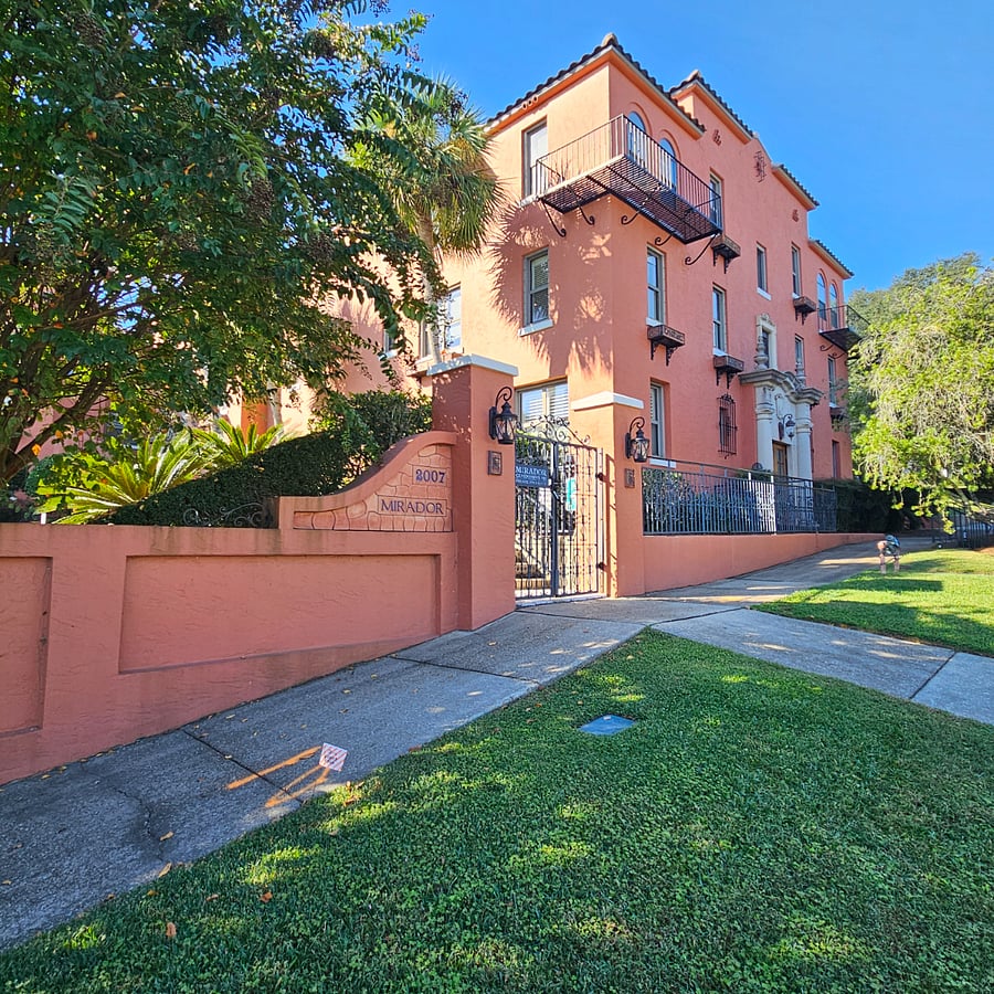 Formal entrance to your pool and condo.