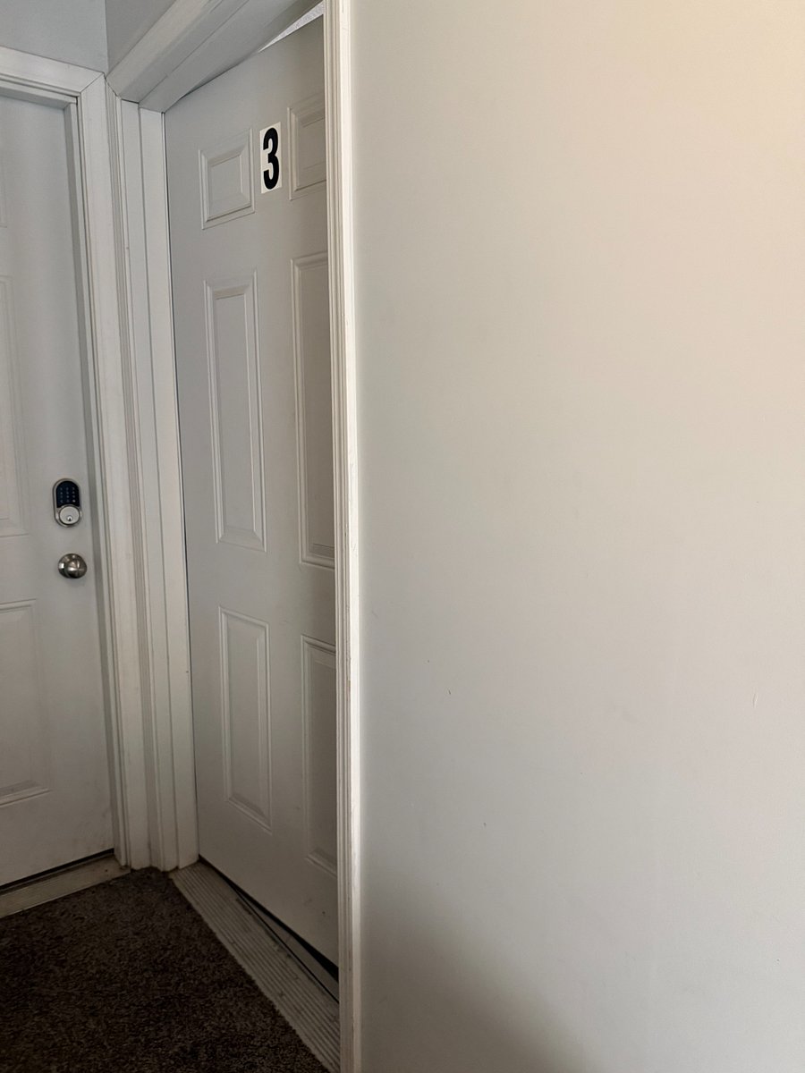 Your place, #3, at top of stairs to right.