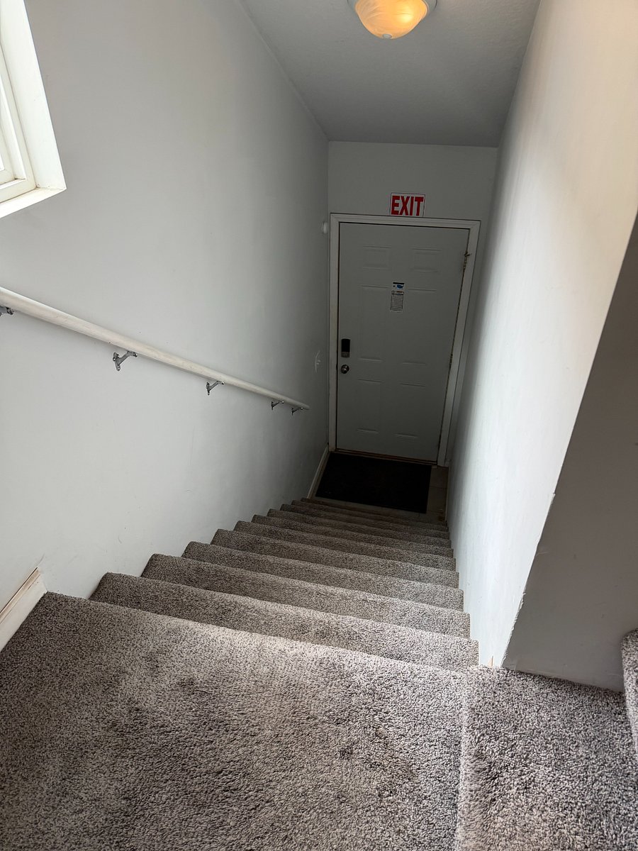 Staircase up to your home from front entry