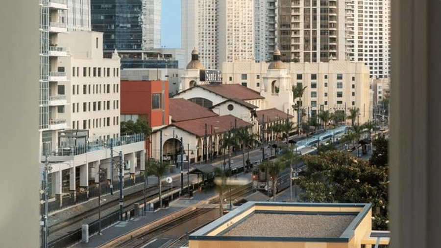 Santa Fe depot, from our Patio