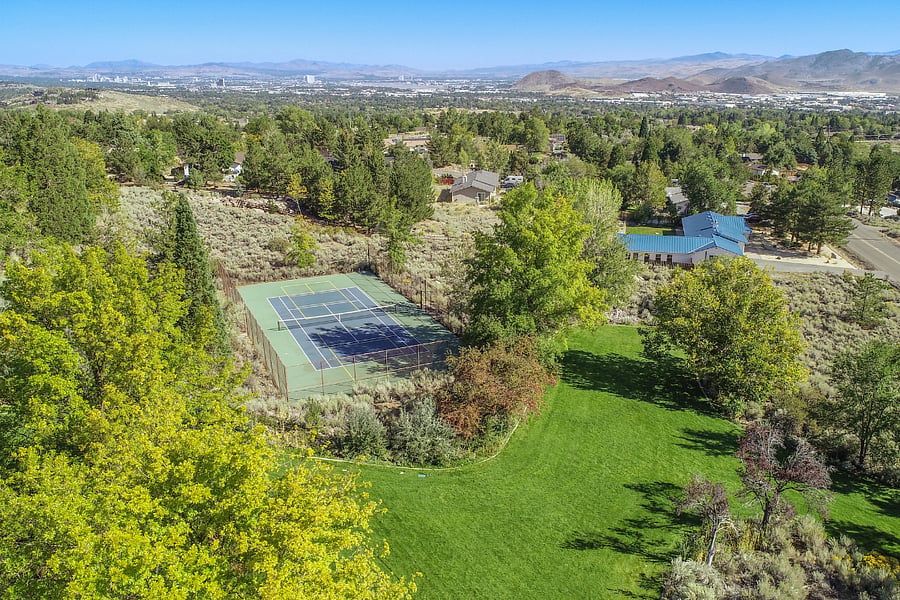 Property is immediately adjacent to Thomas Creek Park which includes a fenced tennis/pickleball court only steps away from the property.