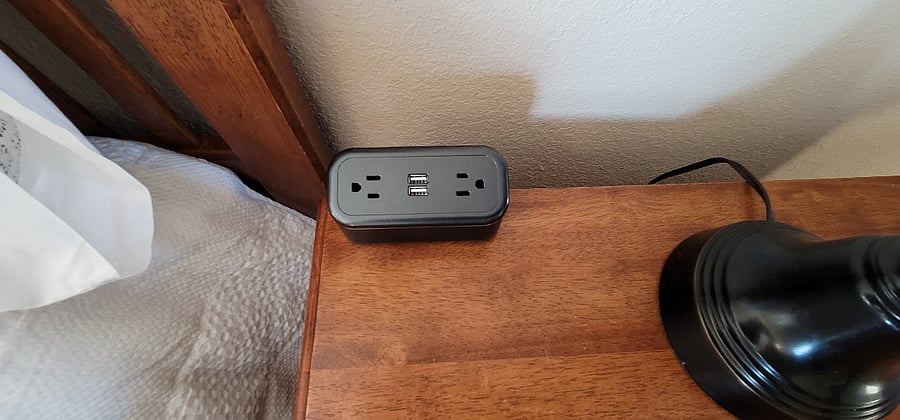 Nightstand charging