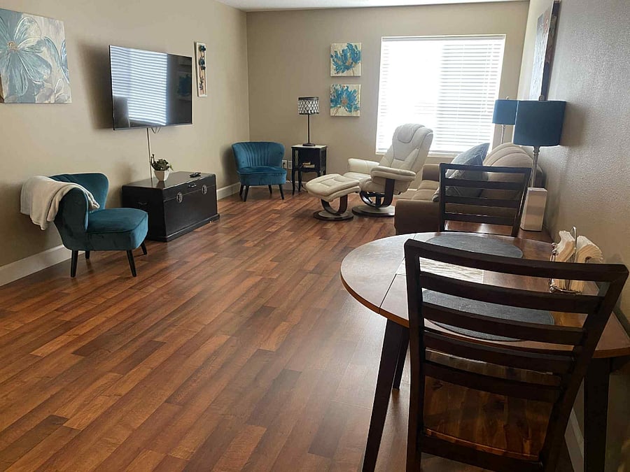 Living Room with Smart TV