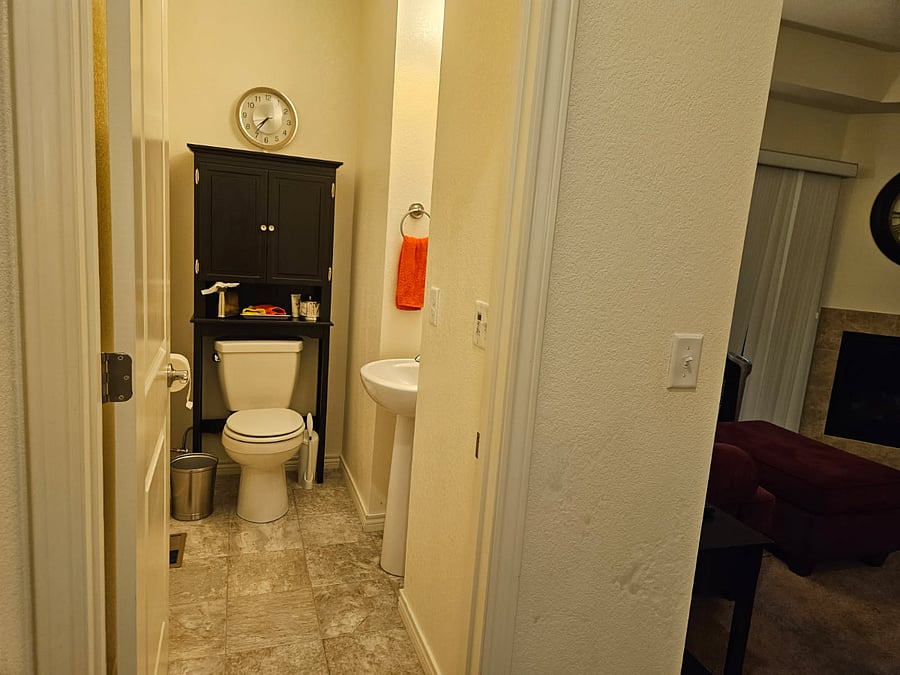 Main floor powder room
