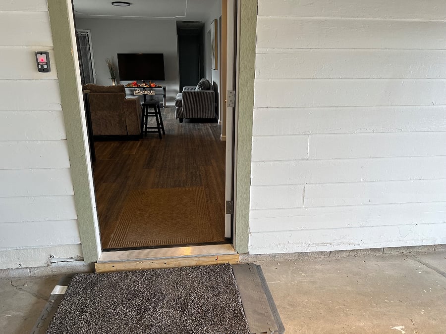 Easy access to the home form the garage
