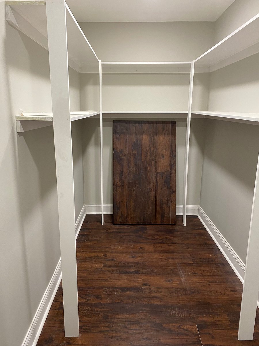 Master closet.
