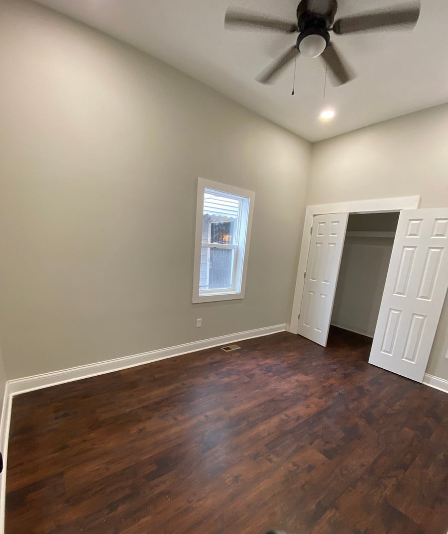 Second bedroom and main floor