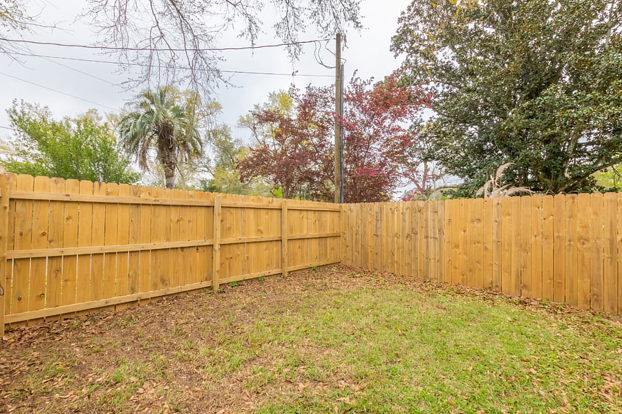Private, Fenced backyard