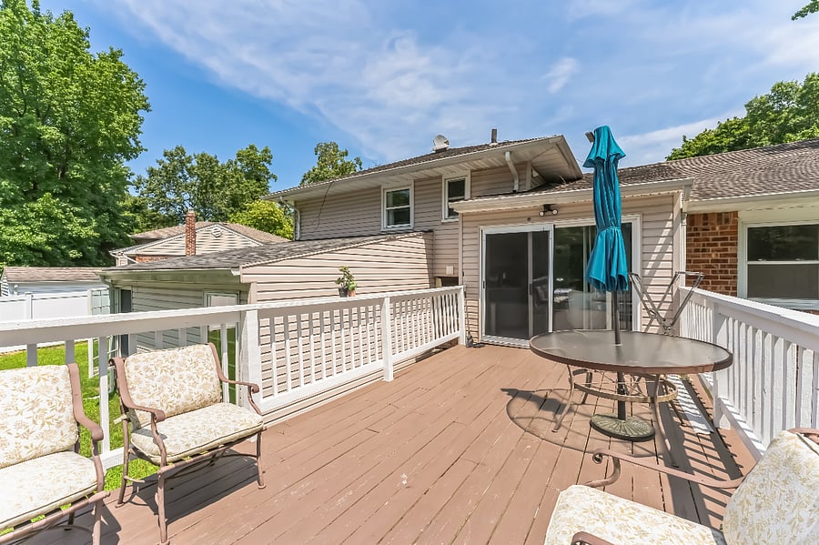 Backyard deck