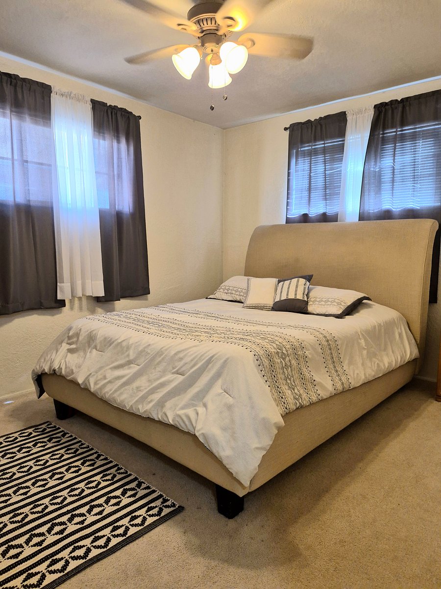 Bedroom 2 is a comfortable queen sized mattress.