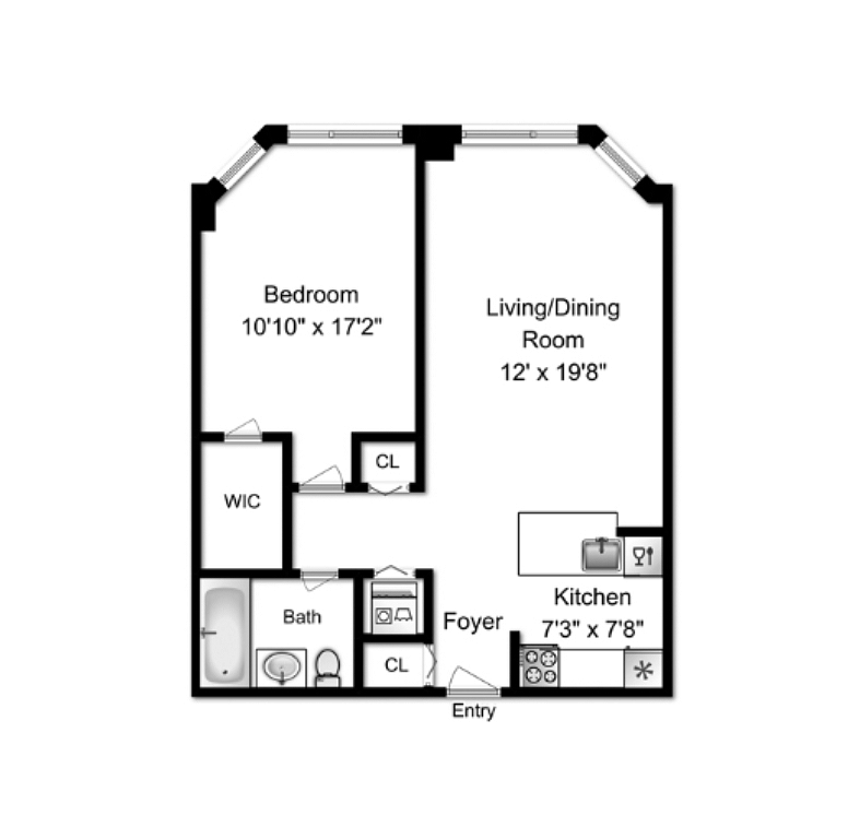 Spacious open floor plan