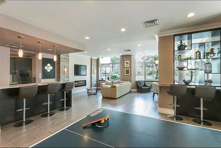 Club room with ability for private rentals 