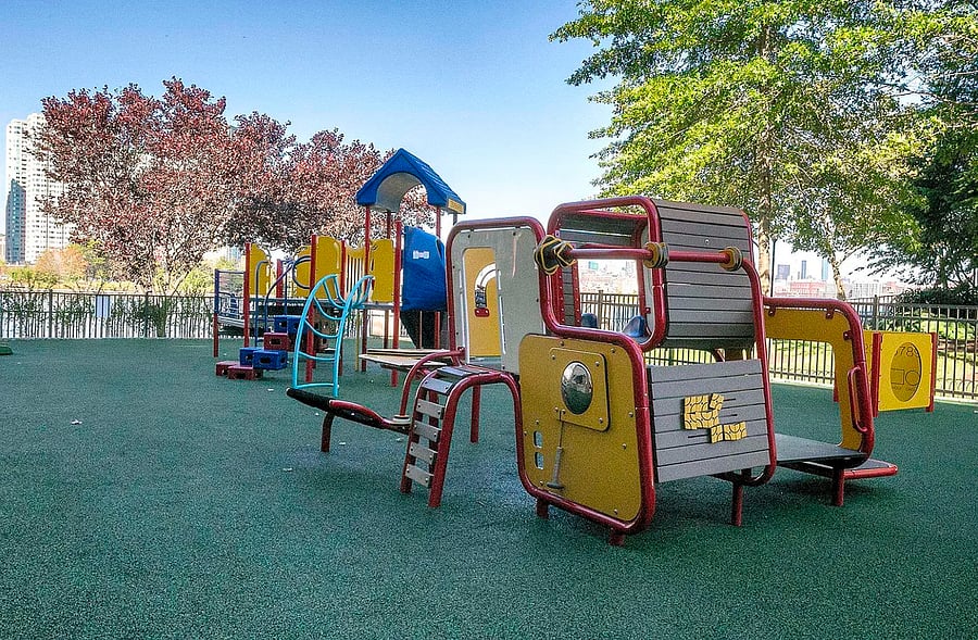 Resident only playground and dog run