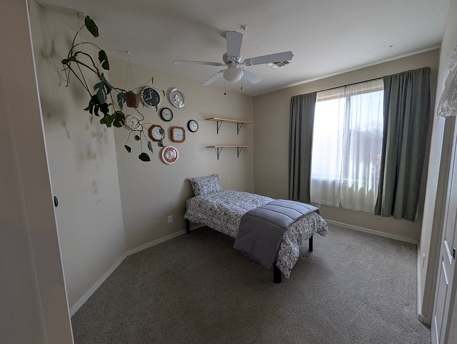 bedroom with room for additional beds if needed