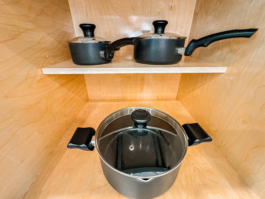 Cook with ease using our fully stocked kitchen essentials
