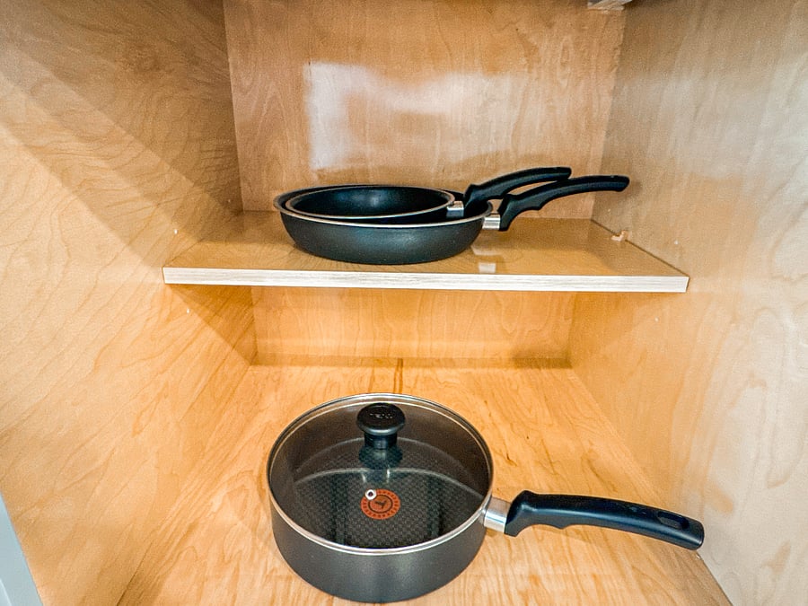 Weve provided pots, pans, and all the necessary cookware so you can prepare delicious meals just like at home.
