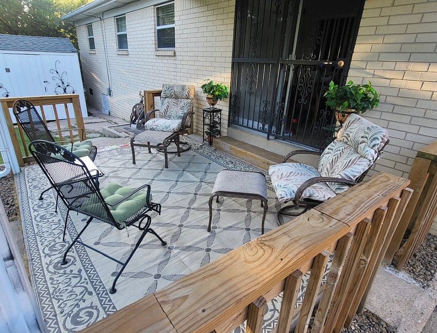 Covered patio