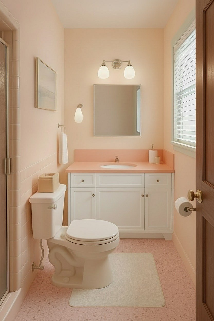 Master suite bathroom with vanity and walk in shower