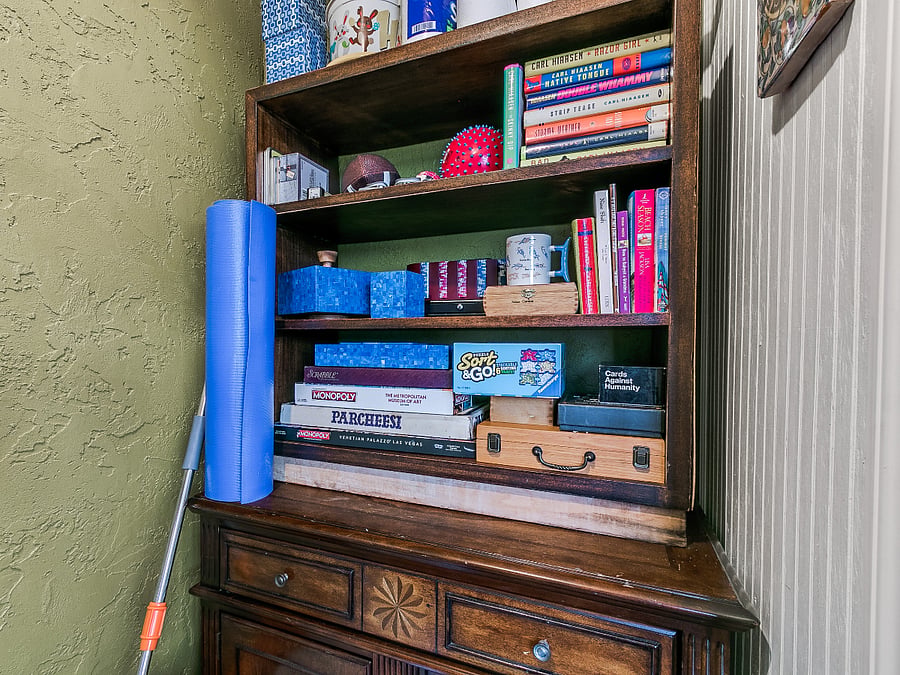 Game closet and library