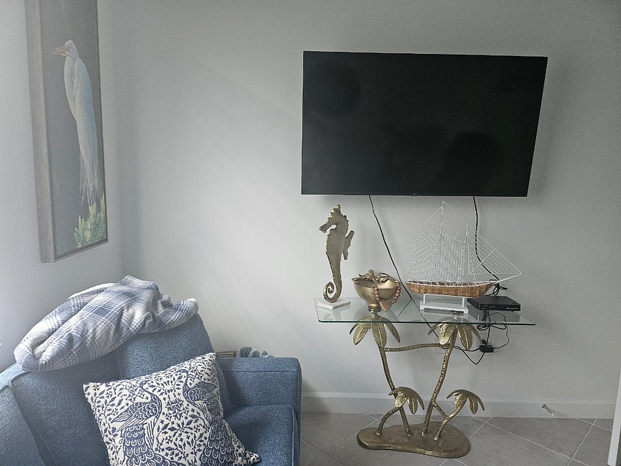 Den with queen sleeper sofa