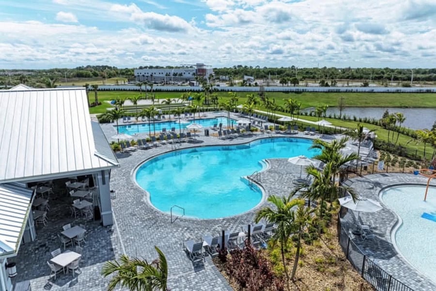 Pool area