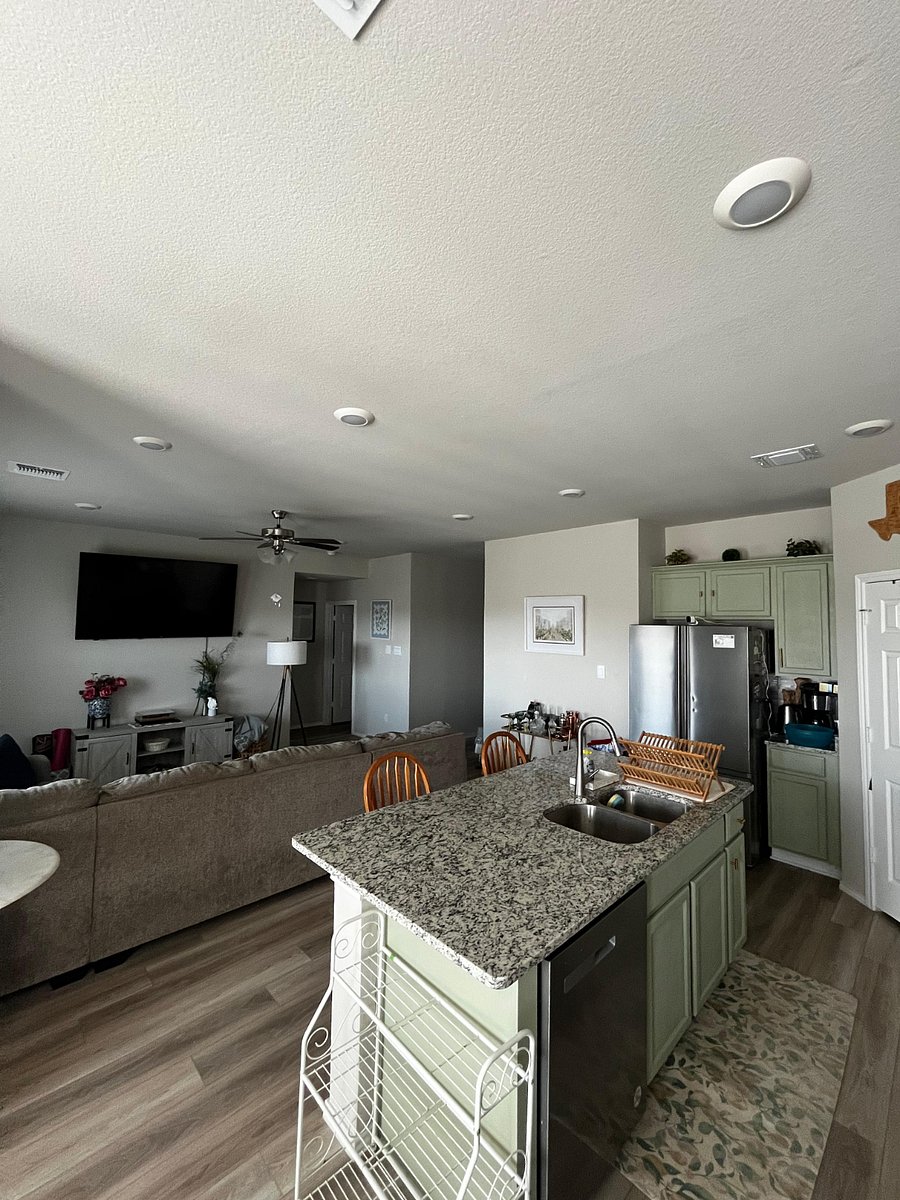 Open concept layout
