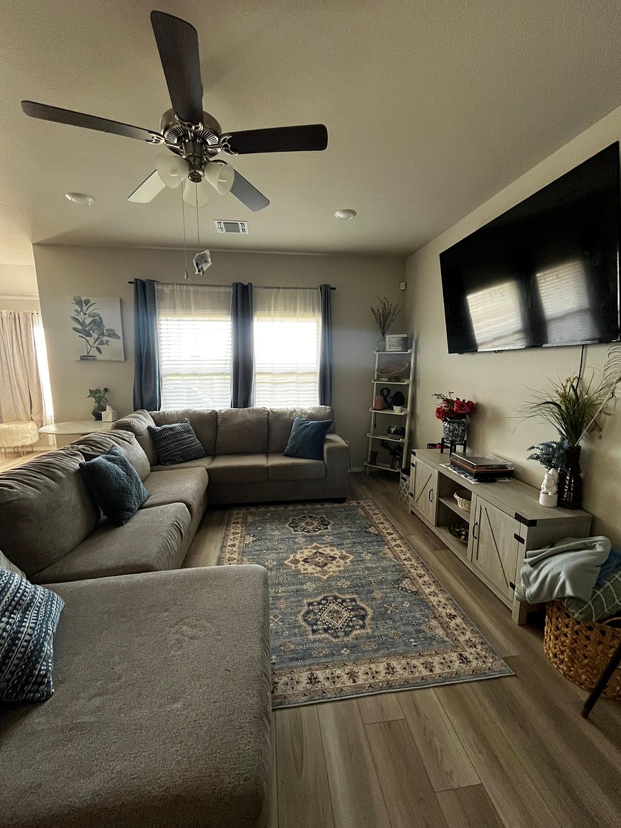 Mounted Smart TV