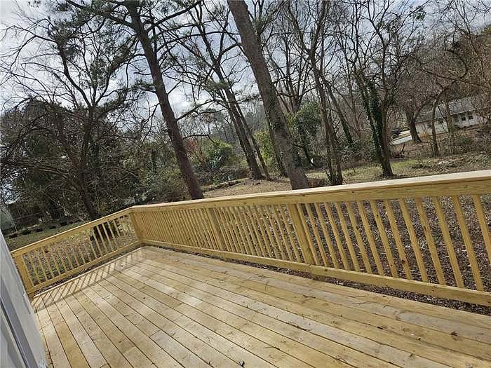 Back deck entrance