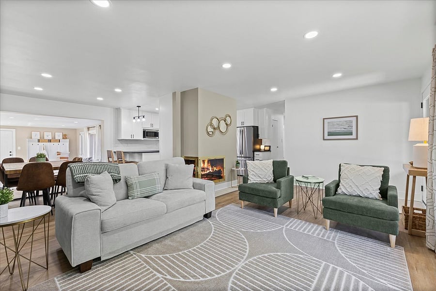 Peaceful and relaxing space with all new furnishings.