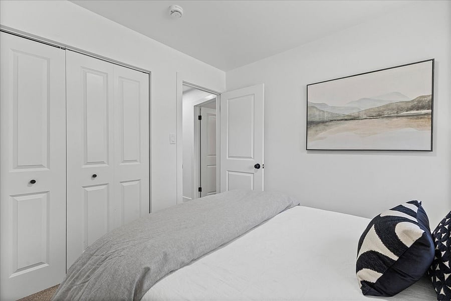 Plenty of closet space in bedrooms