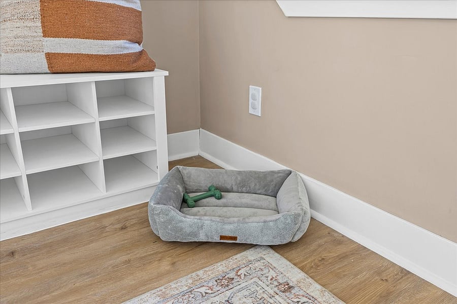 Small pet bed if you've got a furry family member!