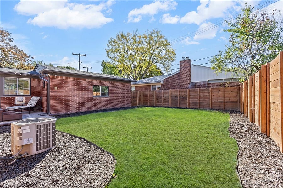 Lawn and yard are well kept so you have a little private city oasis.